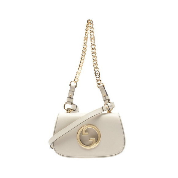 Gucci Handbags - Gucci Blondie Shoulder Bag Leather Ivory White